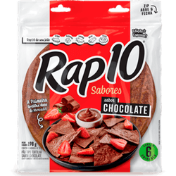 MASSA RAP 10 TORTILHA 198G FIBRAS CHOCOLATE